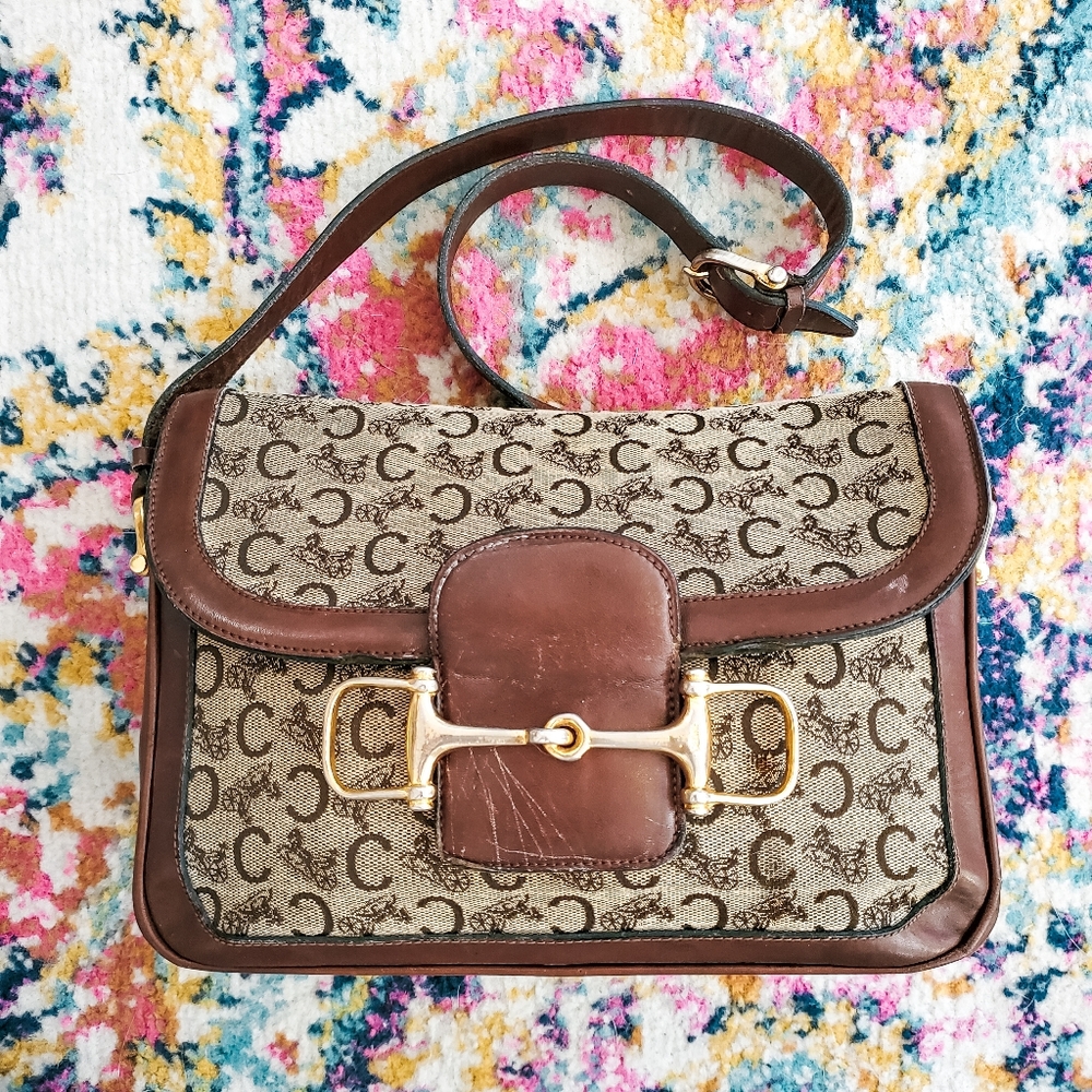 Vintage AUTHENTIC Celine Leather Handbag